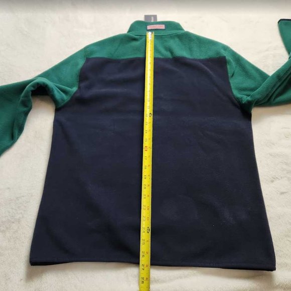 NEW MEN'S M VINEYARD VINES HARBOR FLEECE SHEP SHIRT PULLOVER SWEATER TURF GREEN - Picture 9 of 10